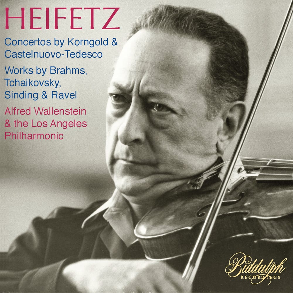 Heifetz plays Korngold and Castelnuovo-Tedesco